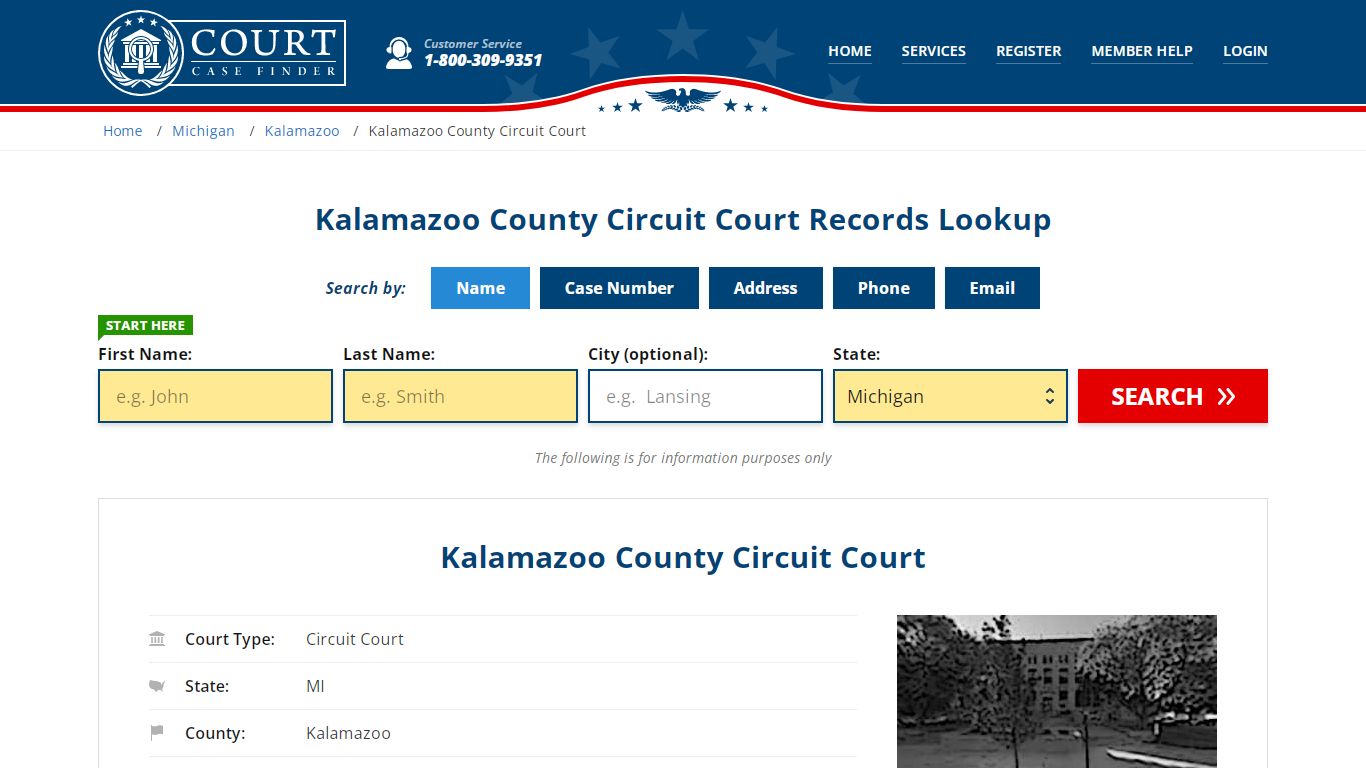 Kalamazoo County Circuit Court Records Lookup